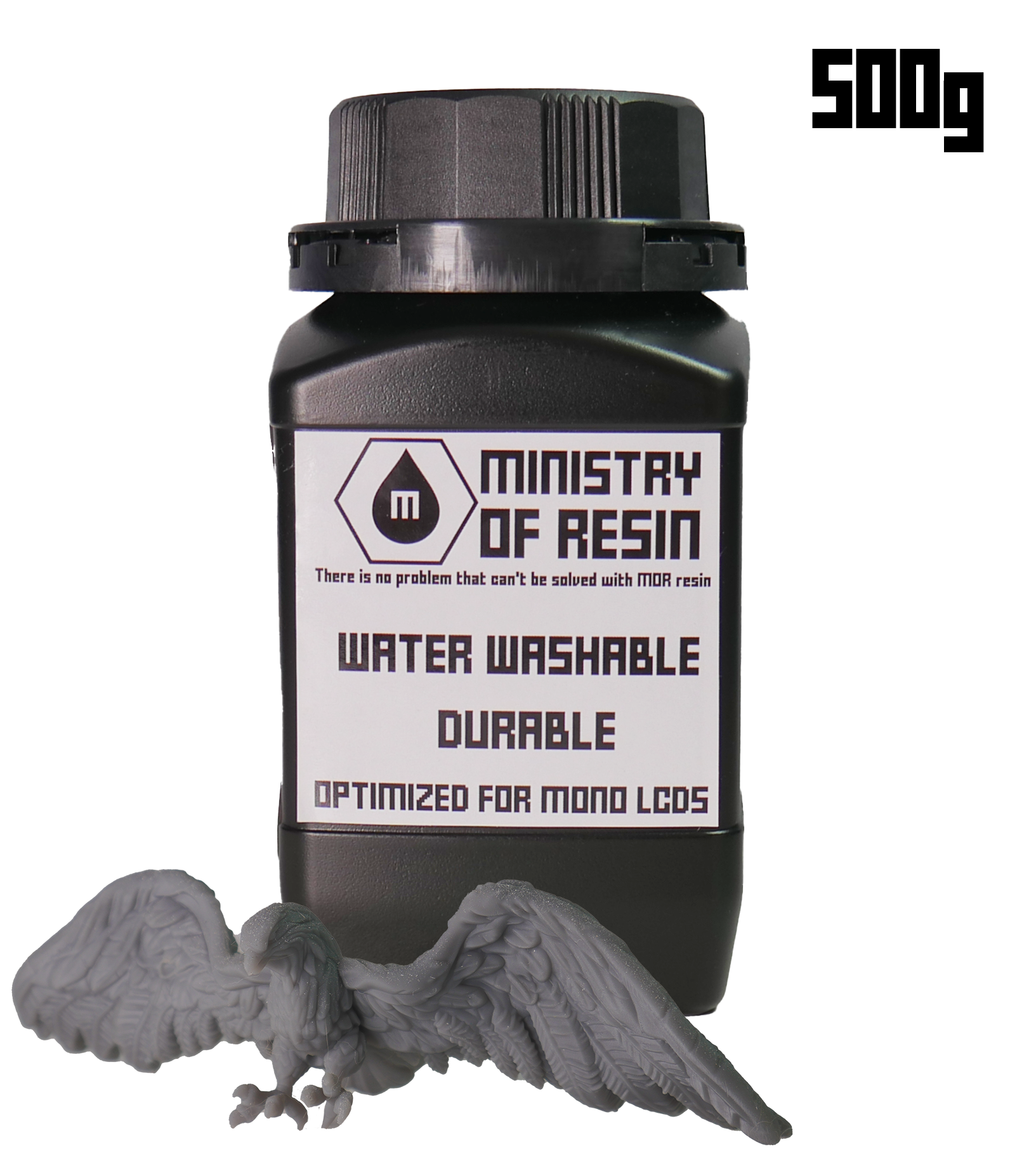 Water Washable Resin Black 500 g