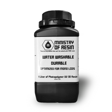 Load image into Gallery viewer, MOR Water Washable Durable Translucent Quartz Color, 1kg of Non Brittle LCD SLA Resin