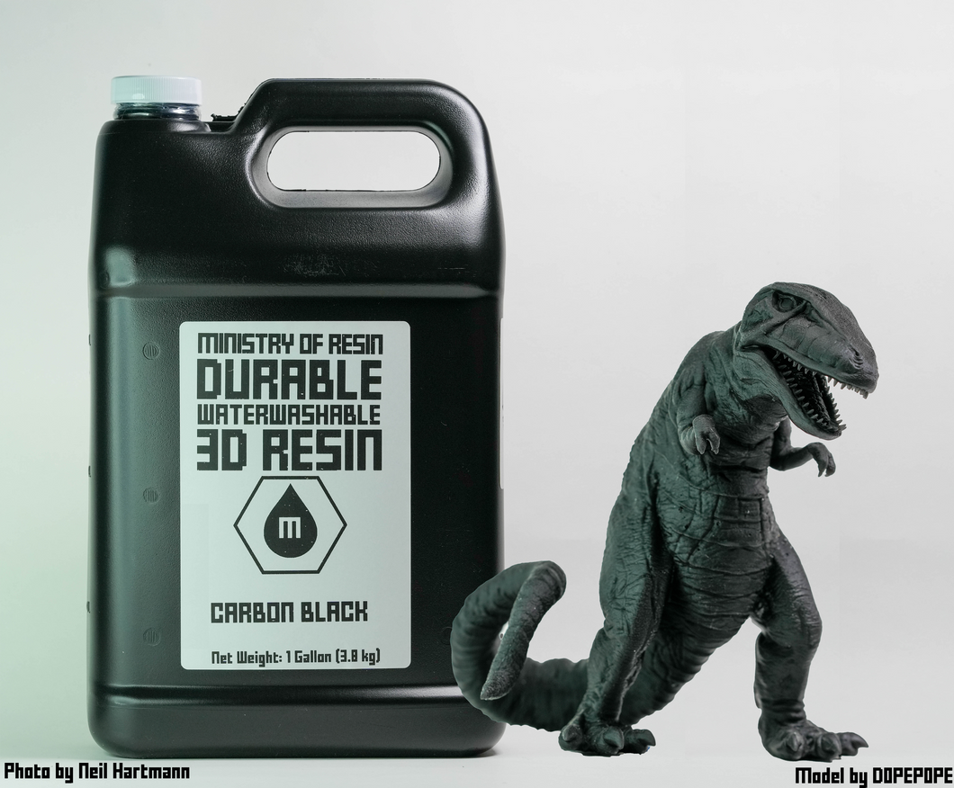 Monthly Gallon of Water Washable Durable 3d Resin - Carbon Black