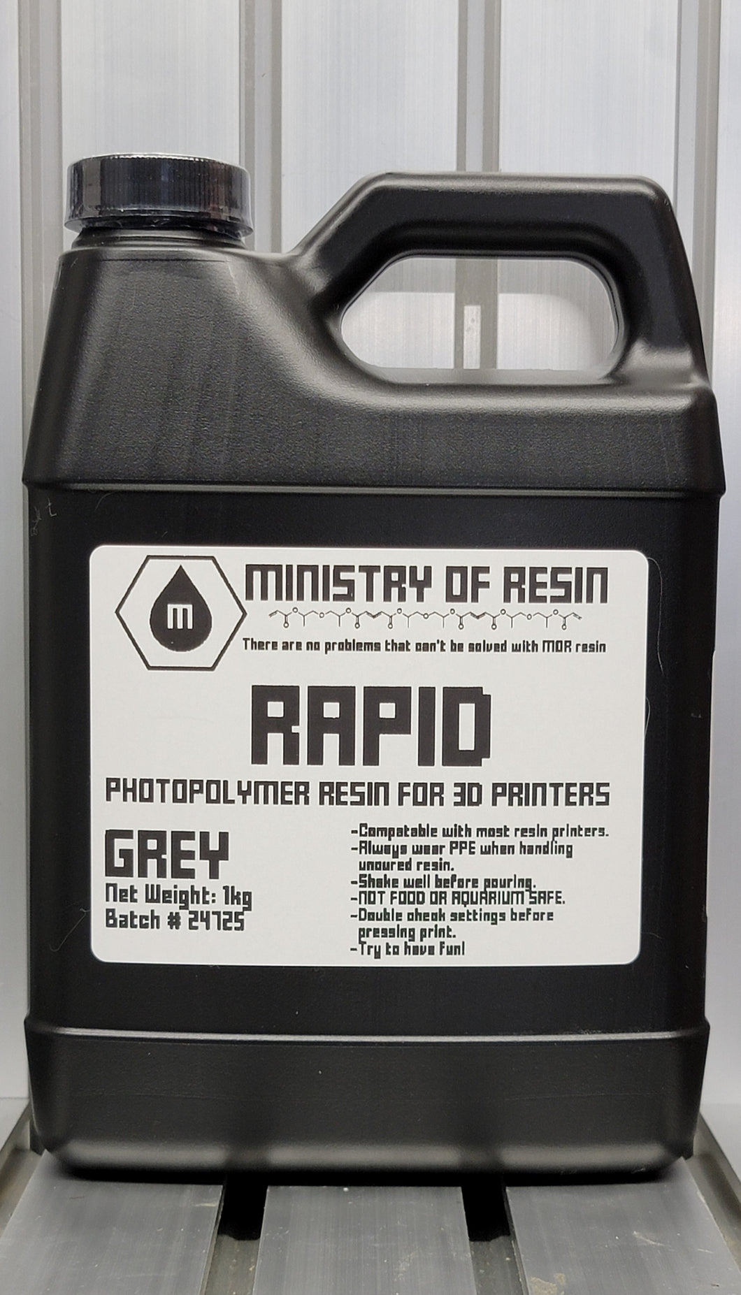 RAPID - Enhanced Standard UV-Curing Photopolymer Resin - Grey